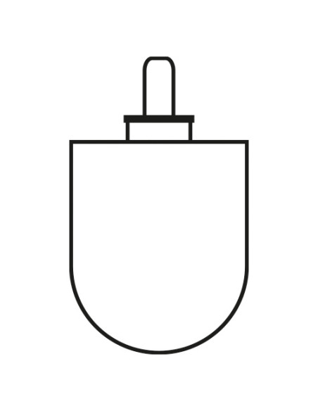 Spare toilet brush without handle for 118113092, 131567277, white Spare toilet brush without handle for 118113092, 131567277, white