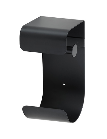Double toilet paper holder, black Double toilet paper holder, black