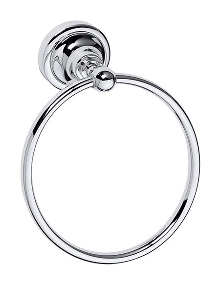 RETRO chrome: Ring towel holder