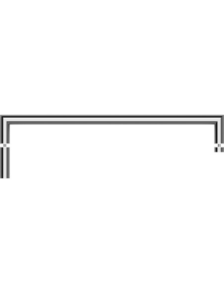 OMEGA: Towel holder for glass door, 500 mm OMEGA: Towel holder for glass door, 500 mm
