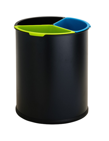 Waste bin for sorted waste 15L, black