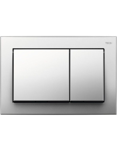 TECEbase toilet module with Base cistern, including TECEbase bright chrome toilet flush plate, installation height 1120 mm - 2