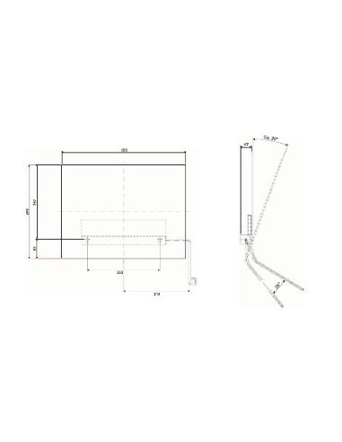 Invalīdu spogulis, regulējams