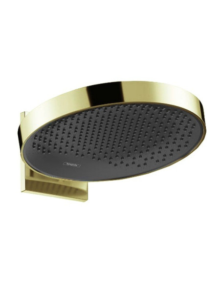 Rainfinity 360 1jet augšējā duša, pie sienas stipināma, pulēts zelts Rainfinity 360 1jet augšējā duša, pie sienas stipināma, pulēts zelts