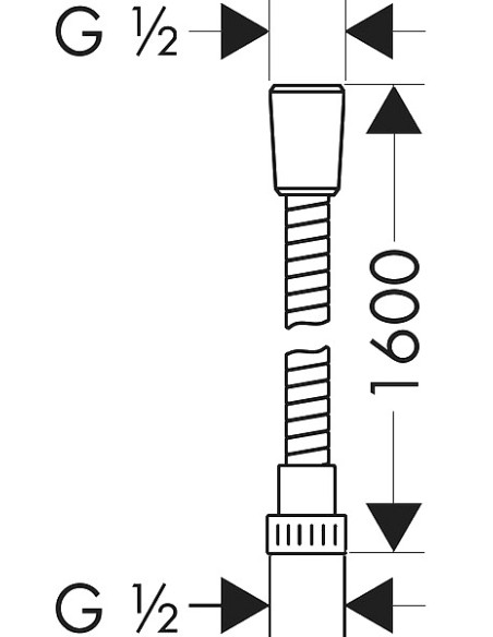 Metaflex NEW dušas pievads 1.60m Metaflex NEW dušas pievads 1.60m
