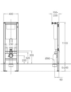 Kolo Nova Pro iebūvētā WC komplekts 2