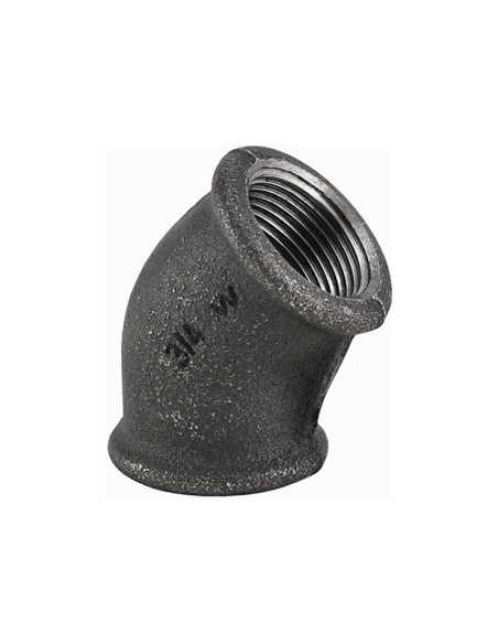 Līkums I-I 45^ 1/2", čuguns, 120 M Līkums I-I 45^ 1/2", čuguns, 120 M