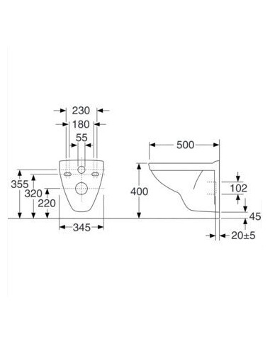 Piekaramais pods Nautic 5530 Standarta poda vāks