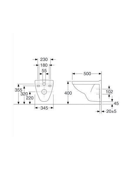 Piekaramais pods Nautic 5530 Standarta poda vāks