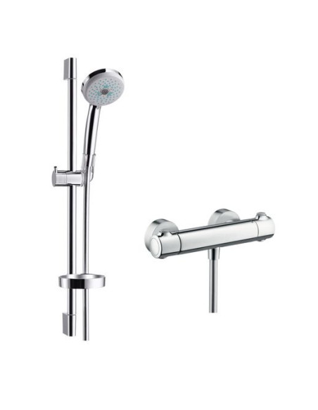 Ecostat 1001 SL+ Croma 100 Multi/Unica'C 0.65m dušas termostata komplekts, hroms