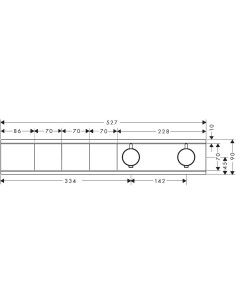 RainSelect dušas termostats, 3 funkcijas, matēts balts 2