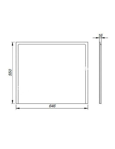 Universāls gala panelis 75 cm, balts Universāls gala panelis 75 cm, balts