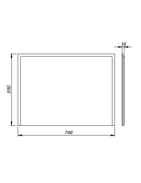 Universāls gala panelis 80 cm, balts Universāls gala panelis 80 cm, balts