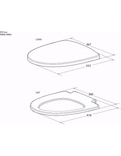Ifo Cera cietais vāks, QR vai fiksētajiem stiprinājumiem 2
