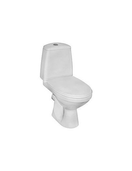 Solo WC pods ar horizontālu izvadu, tvertne 3/6l ar pievadu no apakšas, cietais vāks Solo WC pods ar horizontālu izvadu, tvertne 3/6l ar pievadu no apakšas, cietais vāks