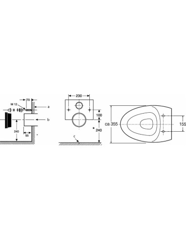 Ifo Sign sienas WC pods 6875.