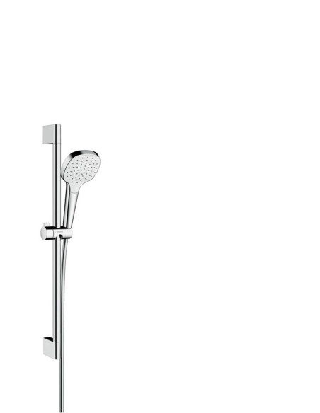 Croma Select E 1jet/Unica'Croma 0.65m dušas komplekts, balts/hroms Croma Select E 1jet/Unica'Croma 0.65m dušas komplekts, balts/hroms