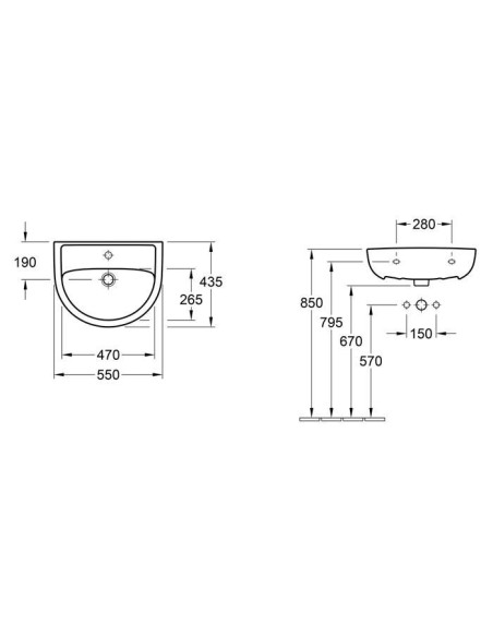 7G1155 Saval 2.0 izlietne 550x435mm uzstādīšanai ar skrūvēm vai kronšteiniem, skrūves un kronšteini nav iekļauti komplektācijā 7G1155 Saval 2.0 izlietne 550x435mm uzstādīšanai ar skrūvēm vai kronšteiniem, skrūves un kronšteini nav iekļauti komplektācijā