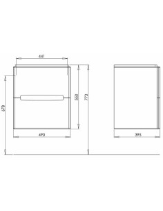 MODO Izlietnes skapītis, 50 cm 2