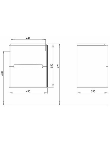 MODO Izlietnes skapītis, 50 cm