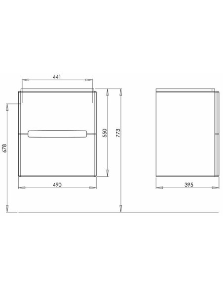 MODO Izlietnes skapītis, 50 cm MODO Izlietnes skapītis, 50 cm