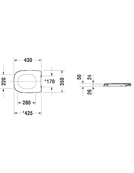 D-Code WC vāks NT stiprinājumi D-Code WC vāks NT stiprinājumi