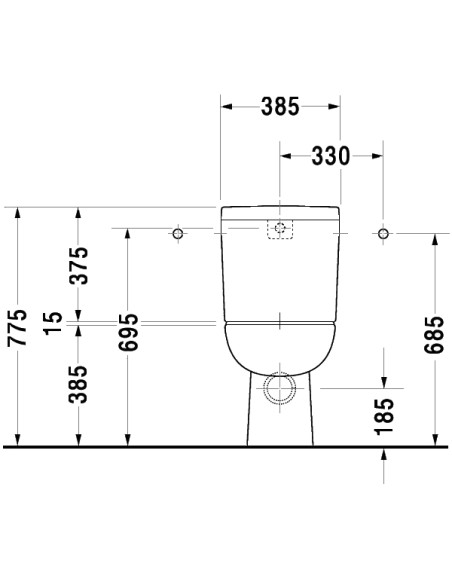 D-Code WC kompakts, slēpti pievadi D-Code WC kompakts, slēpti pievadi
