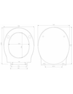 Idol WC vāks cietais 2