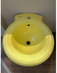 Bidet pot 53.5x49x40, Gravena Conio, yellow - 1 2