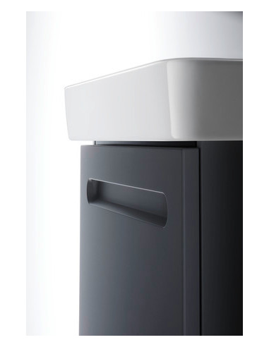 Duravit No.1 set - sink with cabinet, 60 cm, graphite matt - 4