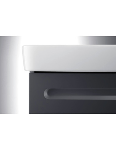 Duravit No.1 komplekt - valamu koos kapiga, 60 cm, grafiitmatt - 5