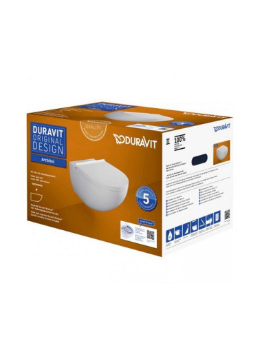 Duravit Architec piekarams pods ar SC vāku,balts - 2