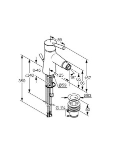 Kludi Bidet faucet 392150575 KIDO - 2 2