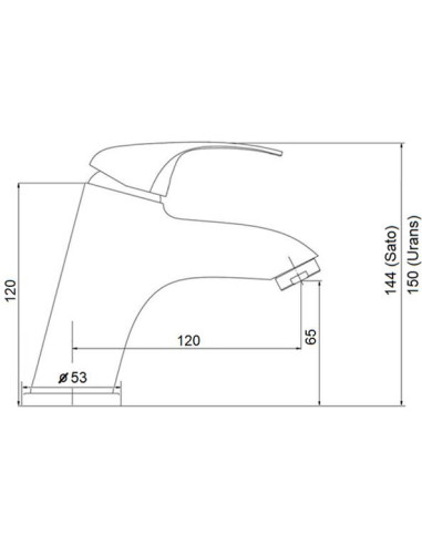Смеситель для раковины MG-3263 MAGMA SATO - 4