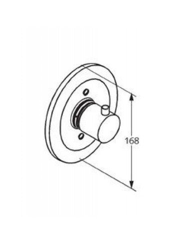 Handle for concealed mixer 357190538 - 1