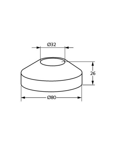 Decorative elbow 81074705-00 (32X80X26) - 1