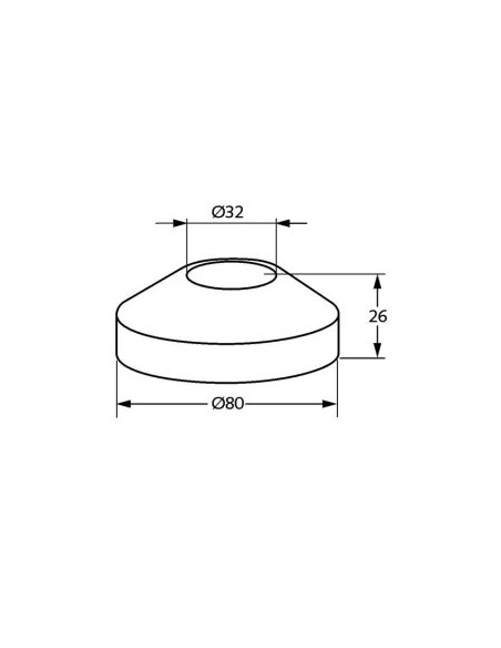 Decorative elbow 81074705-00 (32X80X26) - 1