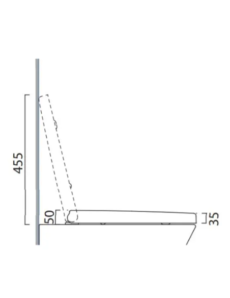 Catalano poda vāks soft close Zero 54 podam - 2