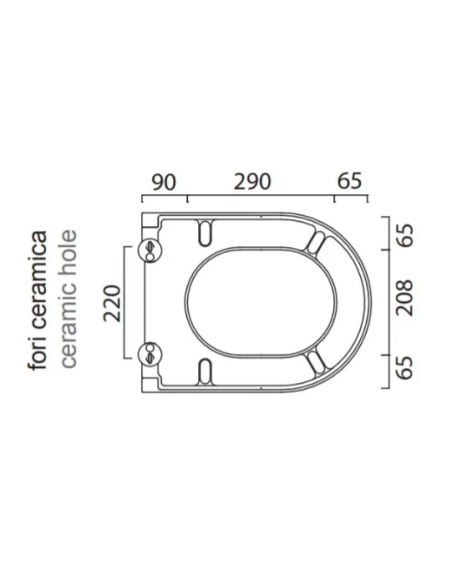 Poda Catalano Sfera-Zero 52-54 soft close vāks - 3