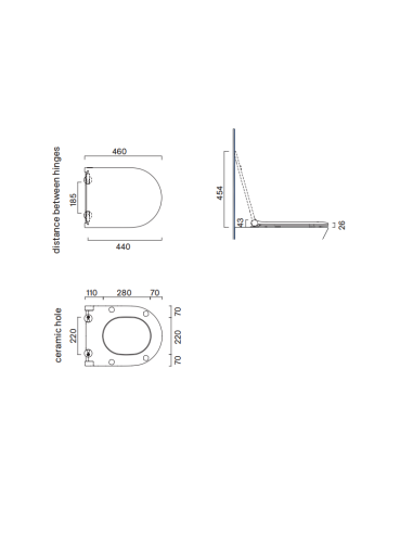 Крышка сиденья Sfera/Zero soft-close slim - 2