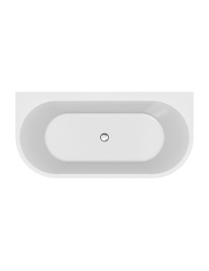 Back-to-wall CREA freestanding bathtub 170x82cm - 2 2