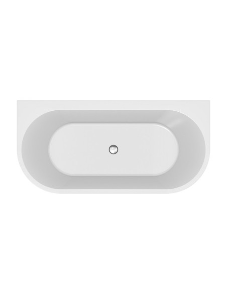 Back-to-wall CREA freestanding bathtub 170x82cm - 1