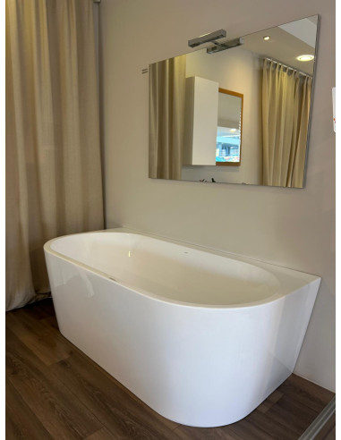 Back-to-wall CREA freestanding bathtub 170x82cm - 8