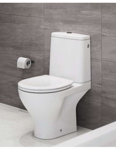 WC COMBI MODUO 666 010 3/5 CLEAN ON, SEAT SLIM WRAP DUROPLAST-SOFT CLOSE (K116-024) - 2