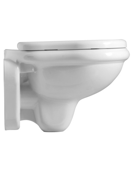 Kerasan Retro pie sienas piekaramais pods ar SC vāku, balts 1015 01 - 6 Kerasan Retro pie sienas piekaramais pods ar SC vāku, balts 1015 01 - 6