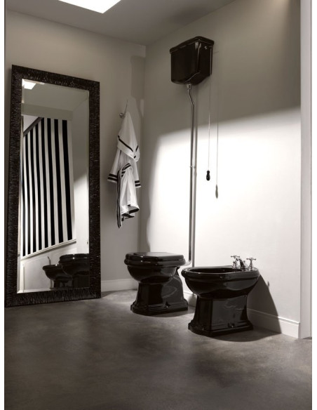 Kerasan Retro grīdas pods ar horizont.izvadu, balts 1011 01 - 1