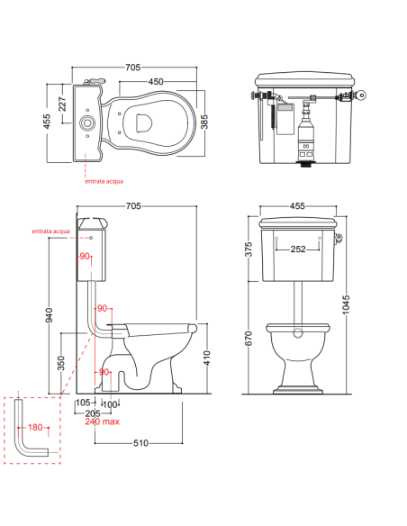 Kerasan tualetes pods Retro 101101 - 6