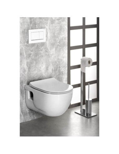 EDITA Soft Close tualetes sēdeklis SLIM, balts - 3