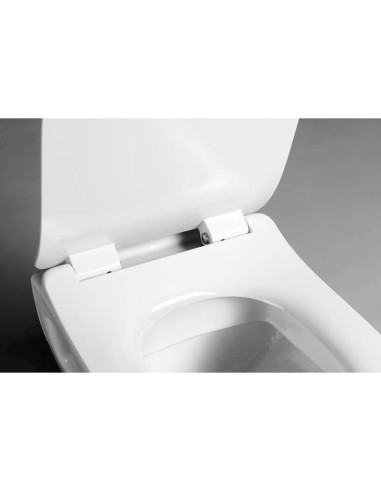 EDITA Soft Close tualetes sēdeklis SLIM, balts - 5