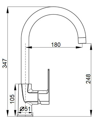 Кухонный смеситель MAGMA MALTA MG-2555 - 4